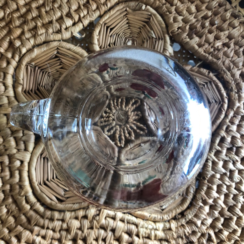 Anchor Hocking Plaid Apple Creamer & Juice Glass Set - Picture 6 of 15